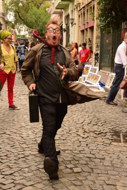 Street performer, Buenos Aires