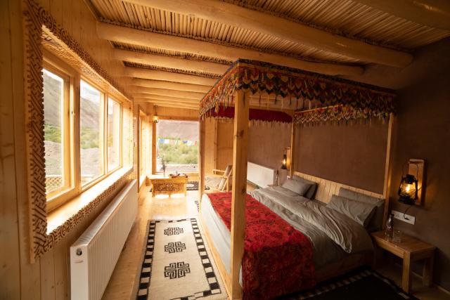 Bedroom at Lungmar Remote Camp