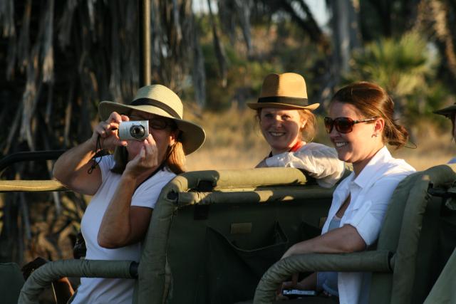 Game drive, Selous Game Reserve